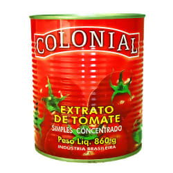 Extrato de Tomate Colonial 860g - 12 Unidades
